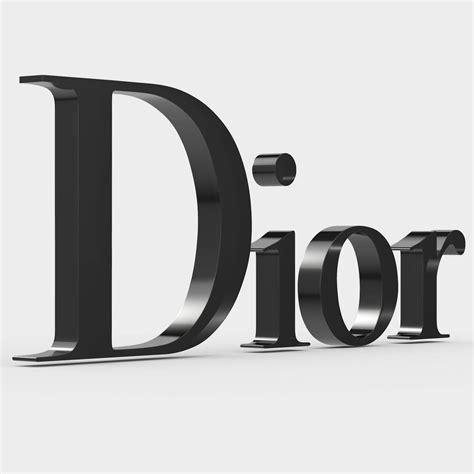 dior logo 3d|Dior printable logo.